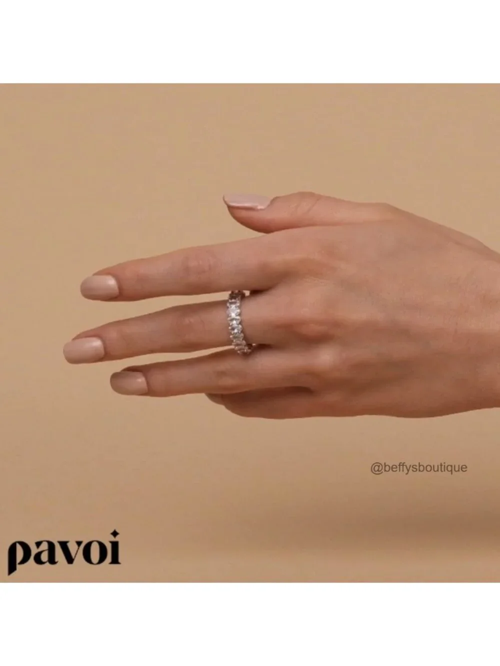 14K Yellow Gold Plated Oval Cubic Zirconia Love Ring